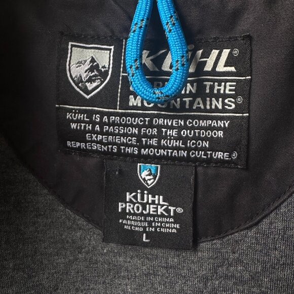 Kuhl Born In The Mountains Black/Gray Projekt Jacket in Women's Large - Picture 4 of 14